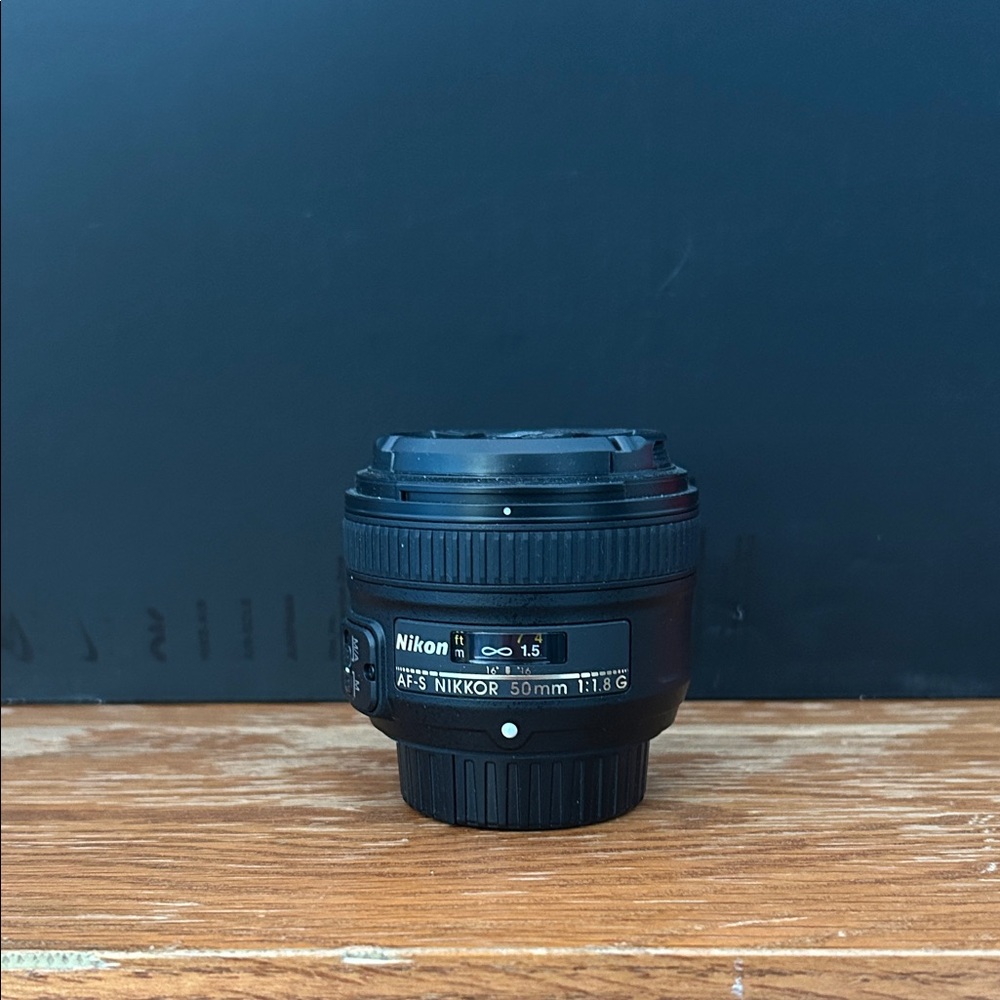 Nikon Black NIKKOR 50mm f/1.8G Lens